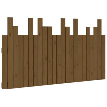 (honey brown, 146.5 x 3 x 80 cm) vidaXL Solid Wood Pine Wall Headboard Bedroom Bed Header Multi Colours/Sizes