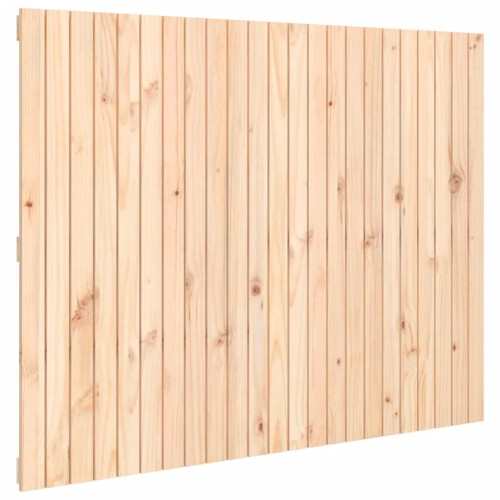 VidaXL (brown, 146.5 x 3 x 110 cm) vidaXL Solid Wood Pine Wall Headboard Bed Header Multi Colours Multi Sizes 1
