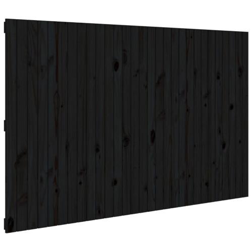 VidaXL (black, 185 x 3 x 110 cm) vidaXL Solid Wood Pine Wall Headboard Bed Header Multi Colours Multi Sizes 1