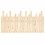 VidaXL (brown, 159.5 x 3 x 80 cm) vidaXL Solid Wood Pine Wall Headboard Bedroom Bed Header Multi Colours/Sizes 5