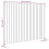 VidaXL (brown, 146.5 x 3 x 110 cm) vidaXL Solid Wood Pine Wall Headboard Bed Header Multi Colours Multi Sizes 8