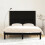VidaXL (black, 166 x 3 x 110 cm) vidaXL Solid Wood Pine Wall Headboard Bed Header Multi Colours Multi Sizes 3