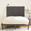 VidaXL (grey, 146.5 x 3 x 110 cm) vidaXL Solid Wood Pine Wall Headboard Bed Header Multi Colours Multi Sizes 3