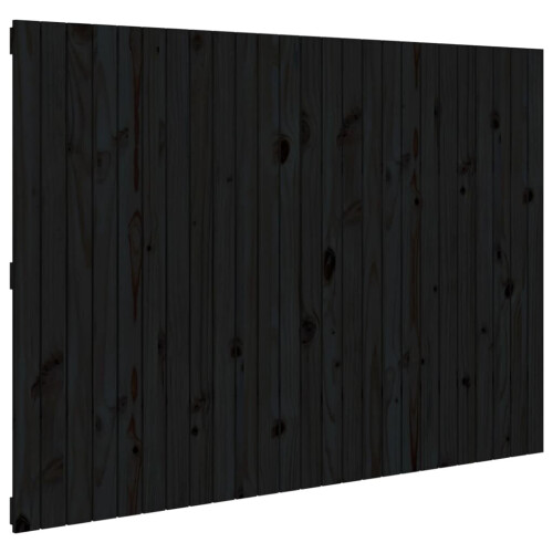VidaXL (black, 159.5 x 3 x 110 cm) vidaXL Solid Wood Pine Wall Headboard Bed Header Multi Colours Multi Sizes 1