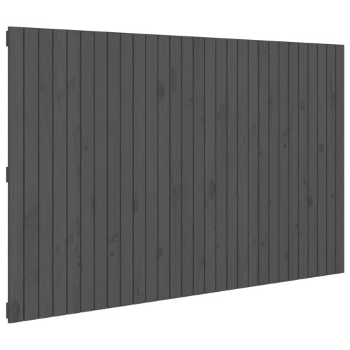 VidaXL (grey, 185 x 3 x 110 cm) vidaXL Solid Wood Pine Wall Headboard Bed Header Multi Colours Multi Sizes 1