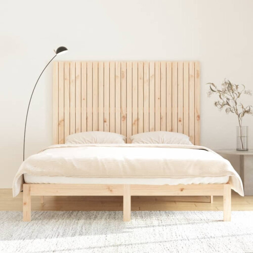 VidaXL (brown, 166 x 3 x 110 cm) vidaXL Solid Wood Pine Wall Headboard Bed Header Multi Colours Multi Sizes 2