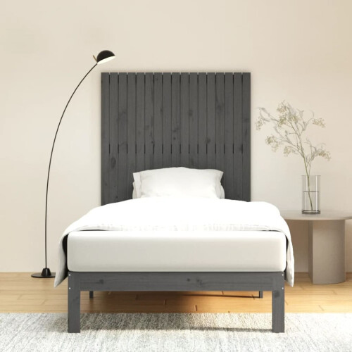 VidaXL (grey, 108 x 3 x 110 cm) vidaXL Solid Wood Pine Wall Headboard Bed Header Multi Colours Multi Sizes 2