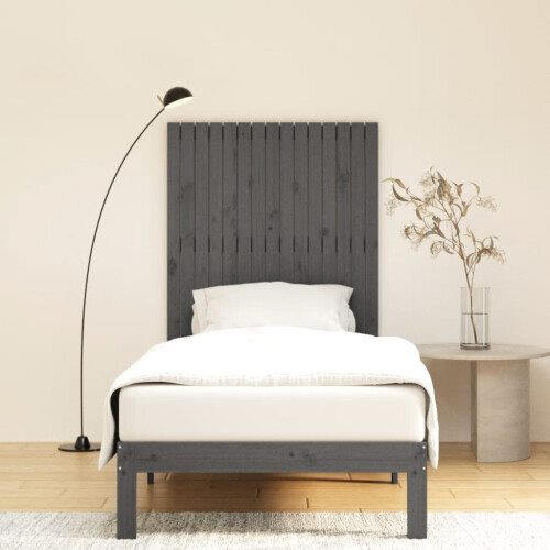 VidaXL (grey, 95.5 x 3 x 110 cm) vidaXL Solid Wood Pine Wall Headboard Bed Header Multi Colours Multi Sizes 2