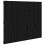 VidaXL (black, 127.5 x 3 x 110 cm) vidaXL Solid Wood Pine Wall Headboard Bed Header Multi Colours Multi Sizes 1