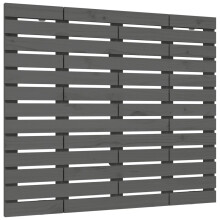 (grey, 146 x 3 x 91.5 cm) vidaXL Wall Headboard Bedroom Bed Header Decor Bed Headboard Solid Wood Pine