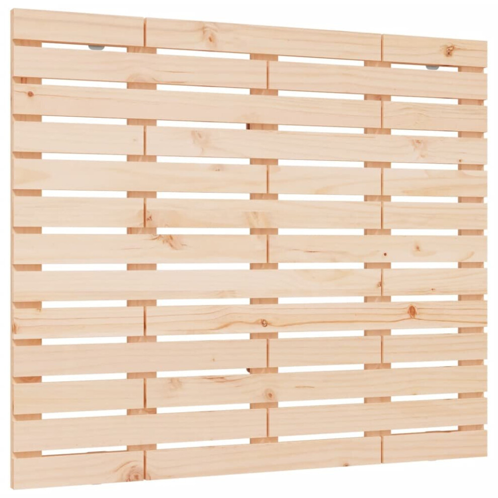 Vidaxl (Brown, 146 X 3 X 91.5 Cm) Wall Headboard Bedroom Bed Header Decor Bed Headboard Solid Wood Pine