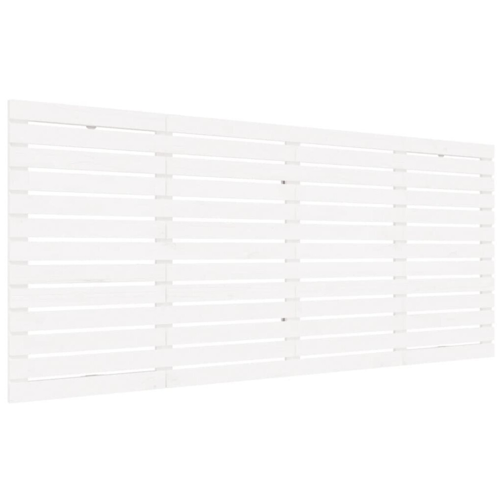 (white, 186 x 3 x 91.5 cm) vidaXL Wall Headboard Bedroom Bed Header Decor Bed Headboard Solid Wood Pine