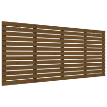 (honey brown, 166 x 3 x 91.5 cm) vidaXL Wall Headboard Bedroom Bed Header Decor Bed Headboard Solid Wood Pine