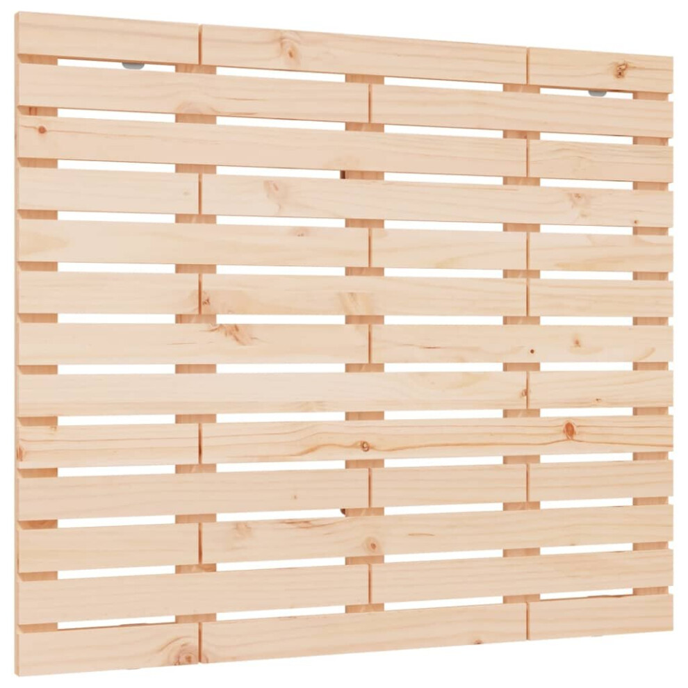 Vidaxl (Brown, 141 X 3 X 91.5 Cm) Wall Headboard Bedroom Bed Header Decor Bed Headboard Solid Wood Pine