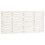 VidaXL (white, 126 x 3 x 63 cm) vidaXL Wall Headboard Bedroom Bed Header Decor Bed Headboard Solid Wood Pine 2