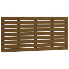 (honey brown, 126 x 3 x 63 cm) vidaXL Wall Headboard Bedroom Bed Header Decor Bed Headboard Solid Wood Pine