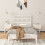 VidaXL (white, 96 x 3 x 63 cm) vidaXL Wall Headboard Bedroom Bed Header Decor Bed Headboard Solid Wood Pine 3