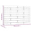VidaXL (white, 96 x 3 x 63 cm) vidaXL Wall Headboard Bedroom Bed Header Decor Bed Headboard Solid Wood Pine 8