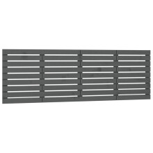 (grey, 206 x 3 x 63 cm) vidaXL Wall Headboard Bedroom Bed Header Decor Bed Headboard Solid Wood Pine