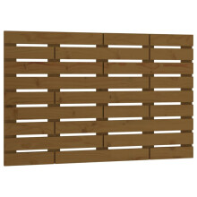 (honey brown, 96 x 3 x 63 cm) vidaXL Wall Headboard Bedroom Bed Header Decor Bed Headboard Solid Wood Pine