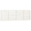 VidaXL (white, 166 x 3 x 63 cm) vidaXL Wall Headboard Bedroom Bed Header Decor Bed Headboard Solid Wood Pine 1
