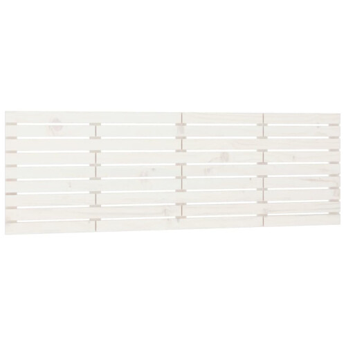 VidaXL (white, 166 x 3 x 63 cm) vidaXL Wall Headboard Bedroom Bed Header Decor Bed Headboard Solid Wood Pine