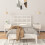 VidaXL (white, 81 x 3 x 63 cm) vidaXL Wall Headboard Bedroom Bed Header Decor Bed Headboard Solid Wood Pine 3
