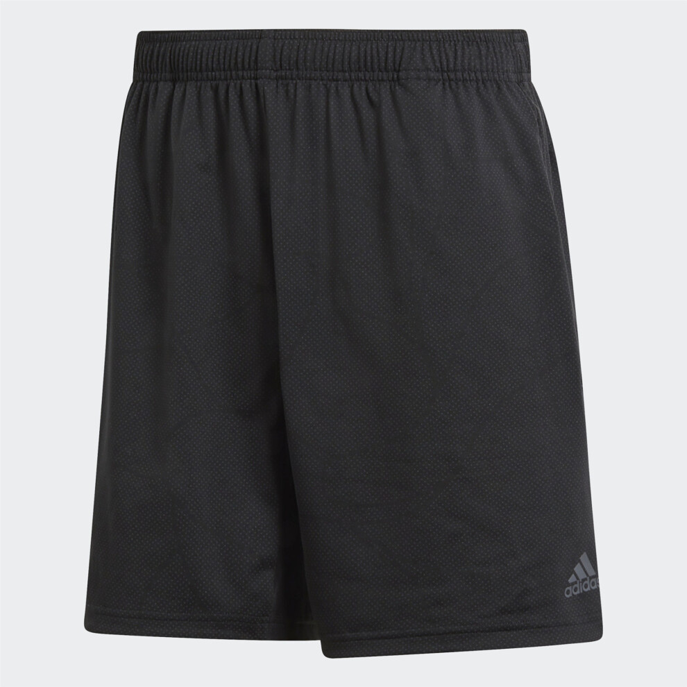 adidas Men's Training Shorts (Size XS) 4K Tech Z CCX 6" Black Logo Shorts - New