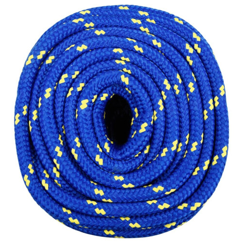 VidaXL (blue, 16 mm/ 100 m) Marine Rope Dock Coil Boat Line Polypropylene Rope Multi Sizes Multi Colours 2