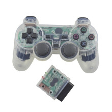(Clear WHITE) Wireless Controller for PS2 Controller