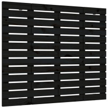 (black, 96 x 3 x 91.5 cm) vidaXL Wall Headboard Bedroom Bed Header Decor Bed Headboard Solid Wood Pine