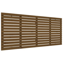 (honey brown, 206 x 3 x 91.5 cm) vidaXL Wall Headboard Bedroom Bed Header Decor Bed Headboard Solid Wood Pine