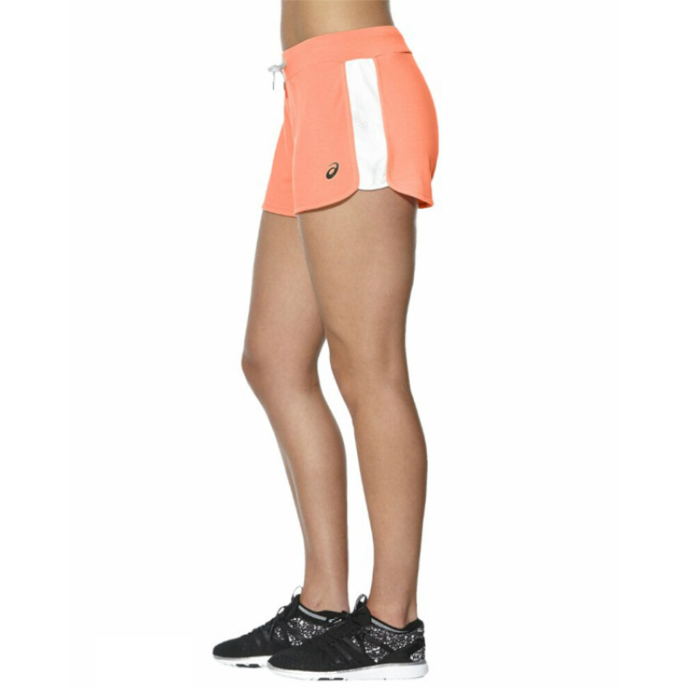 Asics Women's Running Shorts (Size L) Melon Training Knit Shorts - New