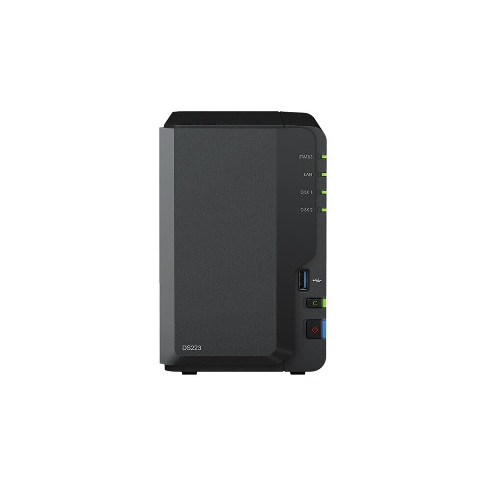 Synology Disk Station Ds223 - Nas Server - 2 Bays - Sata 6Gb/S - Raid 0, 1, Jbod - Ram 2 Gb - Gigabit Ethernet - Iscsi S 4711174724772