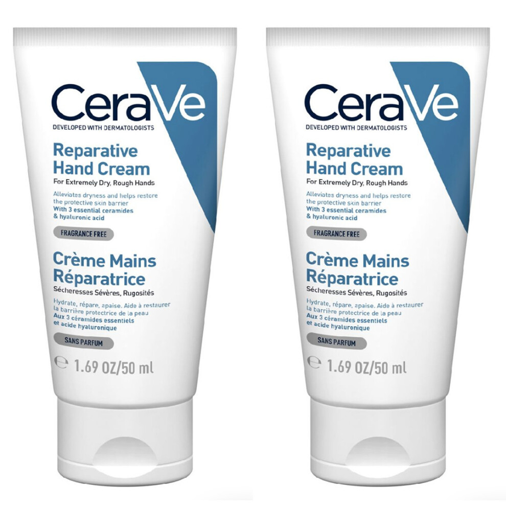 X2 CeraVe Reparative Hand Cream 50ml