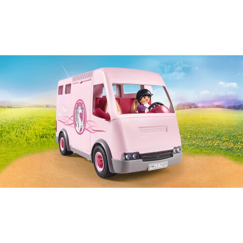 PLAYMOBIL Playmobil Paardentransporter met Trainer 2