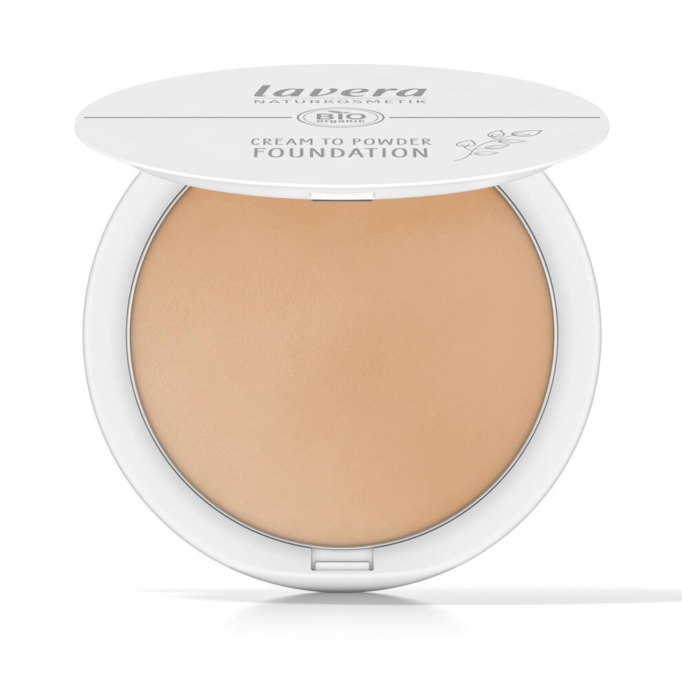Lavera Cream Organic Tanned 02 To Powder Foundation 10.5G