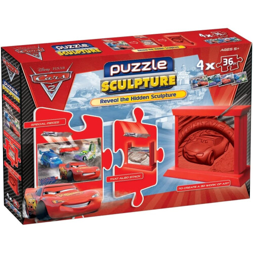 Disney HTI Cars 2 Puzzle Sculpture