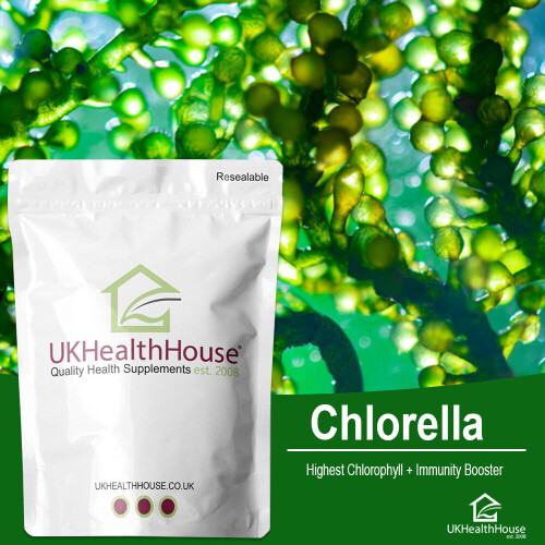 Premium Chlorella Tablets 500mg x 180 Broken Cell Chlorella Certified 2