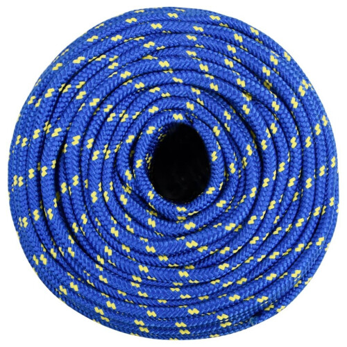 VidaXL (blue, 8 mm/ 25 m) Marine Rope Dock Coil Boat Line Polypropylene Rope Multi Sizes Multi Colours 2