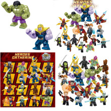 16pcs Marvel Super Heroes Fit Lego Avengers Infinity War Mini Figures building blocks Children's gifts