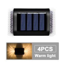Solar Energy Waterproof Outdoor Wall 4X Super Garden Lamp