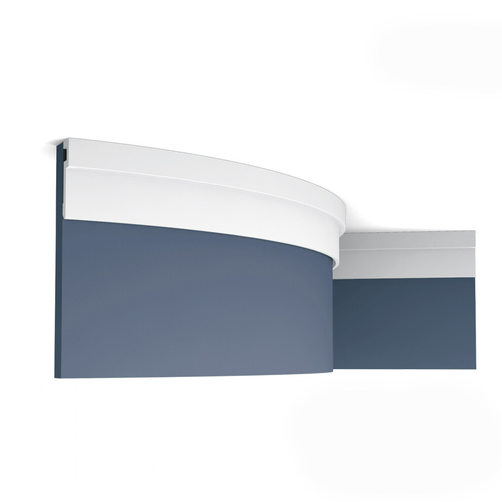 Orac Decor Px198f Modern Panel Moulding Flexible Moulding Skirting Coving 2 M 5414433025687