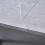 150cm Dining Table Marble Effect Grey Top with U Shape Metal Black Leg 10