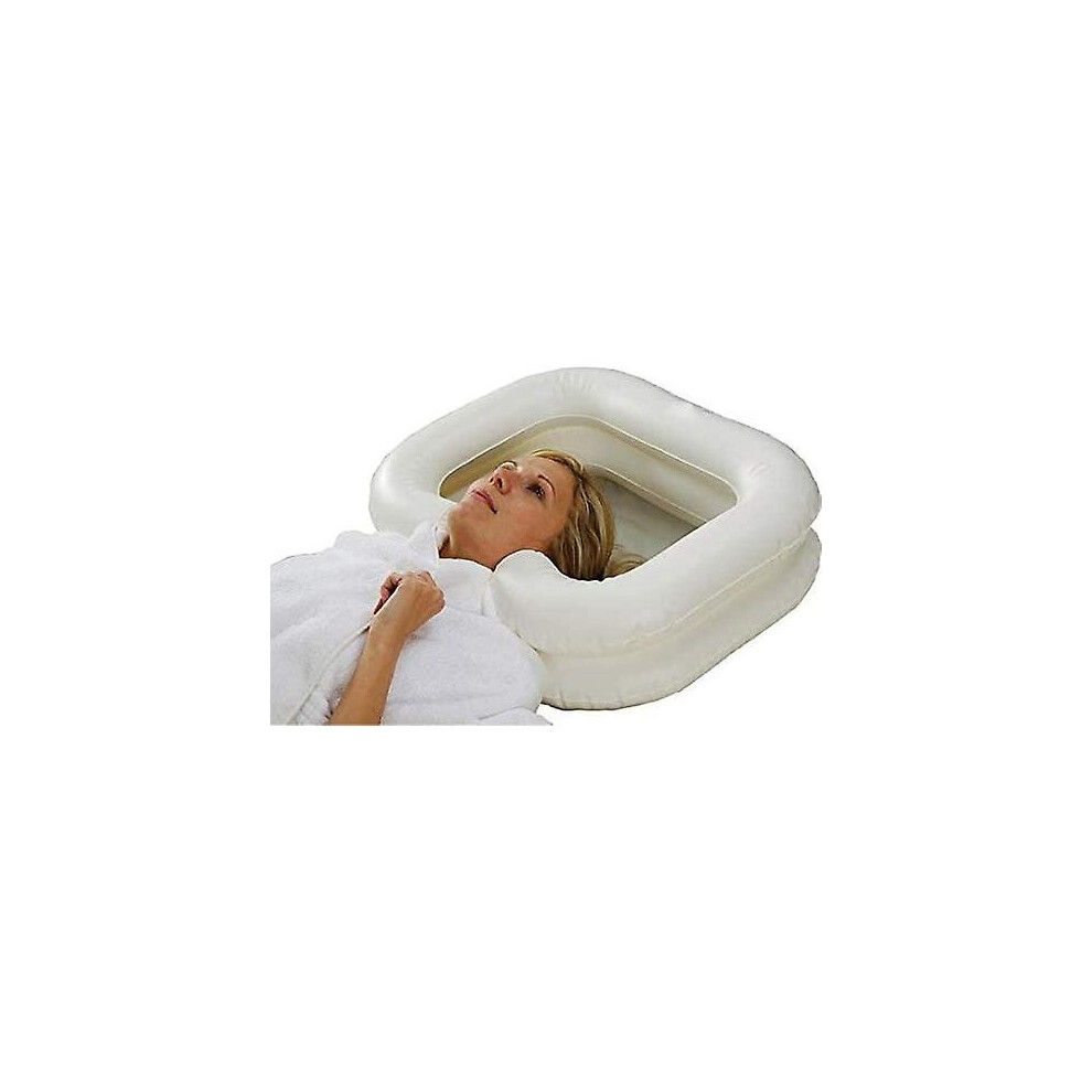 Inflatable Shampoo Bowl Hair Washing Tray Basin Sink For Elderly Bedridden