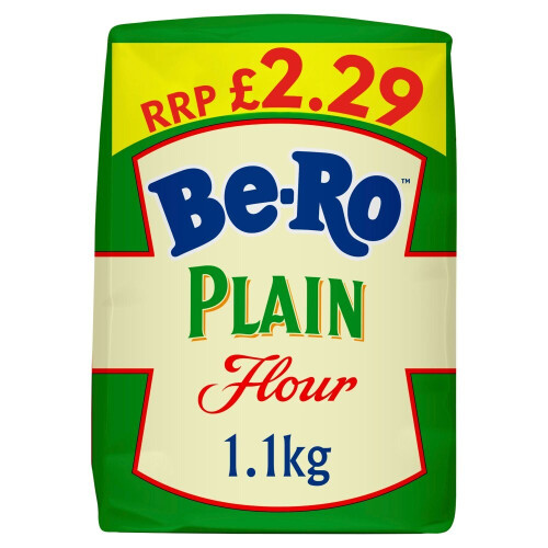 Be-Ro Plain Flour 1.1kg (Pack of 10) 2