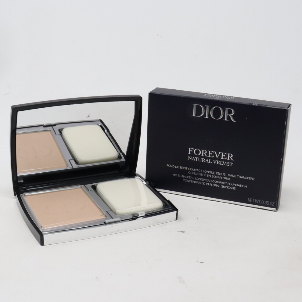 (3N Neutral) Dior Forever Natural Velvet Compact Foundation  0.35oz/10g New With Box