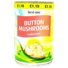 Bestone Button Mushrooms (Pack of 6)