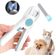 Cat Nail Scissors, Clippers Trimmer Tool for Grooming with LED Light