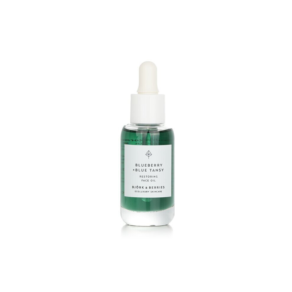 Bjork & Berries Blue Berry+ Tansy Restoring Face Oil 30Ml/1Oz